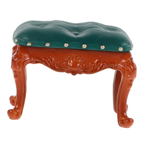 Toyvian Miniatur Stuhl Möbel Für Puppenhaus Klassischer Sessel Im Maßstab Für Sammler Passend Für Wohnräume Und Schlafzimmer Elegantes Design Mit Grünem Fußpolster Toyvian Miniatur Stuhl Möbel Für Puppenhaus Klassischer Sessel Im Maßstab Für Sammler Passend Für Wohnräume Und Schlafzimmer Elegantes Design Mit Grünem Fußpolster von Toyvian