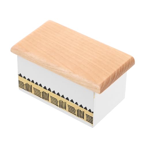 Toyvian Mini Holzkommode Dollhouse 1:12 Miniaturmöbel Realistische Winzige Hausspielzeugkiste Für DIY Dollhouse Dekoration Miniaturhauszubehör Toyvian Mini Holzkommode Dollhouse 1:12 Miniaturmöbel Realistische Winzige Hausspielzeugkiste Für DIY Dollhouse Dekoration Miniaturhauszubehör von Toyvian