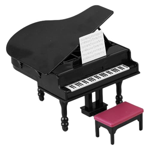 Toyvian Mini Piano Dollhouse Möbel Miniaturpuppenhaus Grand Piano Klavier Keyboard -Spielzeug Für Kinder Puppenhaus Klavier Modell Mini Piano Stuhl Spielzeug Miniaturpuppenhaus Dekoration Toyvian Mini Piano Dollhouse Möbel Miniaturpuppenhaus Grand Piano Klavier Keyboard -Spielzeug Für Kinder Puppenhaus Klavier Modell Mini Piano Stuhl Spielzeug Miniaturpuppenhaus Dekoration von Toyvian