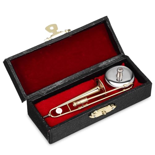 Toyvian Mini Posaune Modell Miniatur Posaune Puppenhaus Grundplatte Harfe Requisite Gitarre Mikrofon Zappeln Klarinette Trompete Puppenhaus Posaune Kleines Posaunen Ding 24 Toyvian Mini Posaune Modell Miniatur Posaune Puppenhaus Grundplatte Harfe Requisite Gitarre Mikrofon Zappeln Klarinette Trompete Puppenhaus Posaune Kleines Posaunen Ding 24 von Toyvian