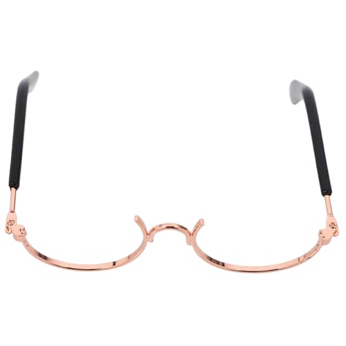 Toyvian Mini Puppenbrille Metallrand Halbrand Transparent für Stoffpuppen Kostüm Zubehör Realistisch und Elegant zum Basteln und Ankleiden von Miniatur Puppen Toyvian Mini Puppenbrille Metallrand Halbrand Transparent für Stoffpuppen Kostüm Zubehör Realistisch und Elegant zum Basteln und Ankleiden von Miniatur Puppen von Toyvian
