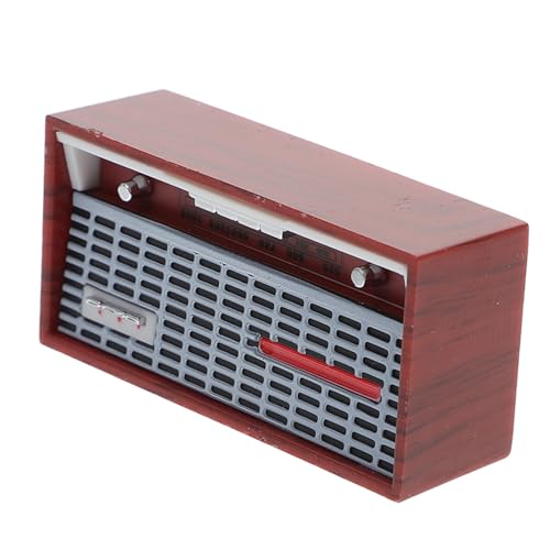 Toyvian Mini Radio Modell Für Puppenhaus Vintage Deko Zubehör Für Landschaftsgestaltung Miniatur Accessoire Für Dollhouse Retro Radio Miniaturmodell Toyvian Mini Radio Modell Für Puppenhaus Vintage Deko Zubehör Für Landschaftsgestaltung Miniatur Accessoire Für Dollhouse Retro Radio Miniaturmodell von Toyvian