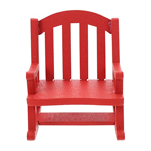 Toyvian Mini-Schaukelstuhl-Modell Miniaturstühle zum Basteln Mini Möbel Minimöbel für Miniature Rocking Chair Model Mini House Accessory Miniaturspielzeug Miniaturmodell hölzern rot Toyvian Mini-Schaukelstuhl-Modell Miniaturstühle zum Basteln Mini Möbel Minimöbel für Miniature Rocking Chair Model Mini House Accessory Miniaturspielzeug Miniaturmodell hölzern rot von Toyvian