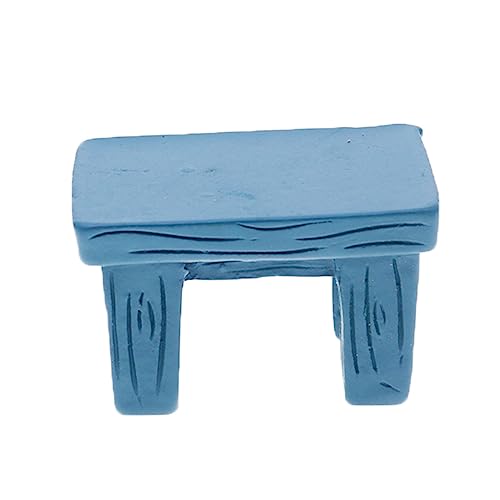 Toyvian Mini-Stuhl Mini-stühle Zum Basteln Tischfigur Aus Harz Mikrolandschaftsdekoration Mini-hocker Schemel Gartenhocker Bank Fee Minitisch Selber Machen Miniatur Kleiner Hocker Möbel von Toyvian