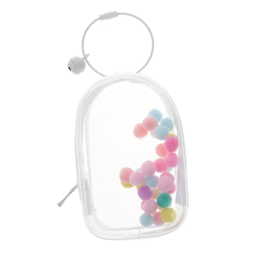Toyvian Mini-Taschen-schlüsselanhänger Tragbar Für Realistisch Träger Figur Vitrine Kleine Puppenbeutel Transparente Dollbag Mini-figurentasche Miniatur Fall Babypuppe PVC Weiß Toyvian Mini-Taschen-schlüsselanhänger Tragbar Für Realistisch Träger Figur Vitrine Kleine Puppenbeutel Transparente Dollbag Mini-figurentasche Miniatur Fall Babypuppe PVC Weiß von Toyvian