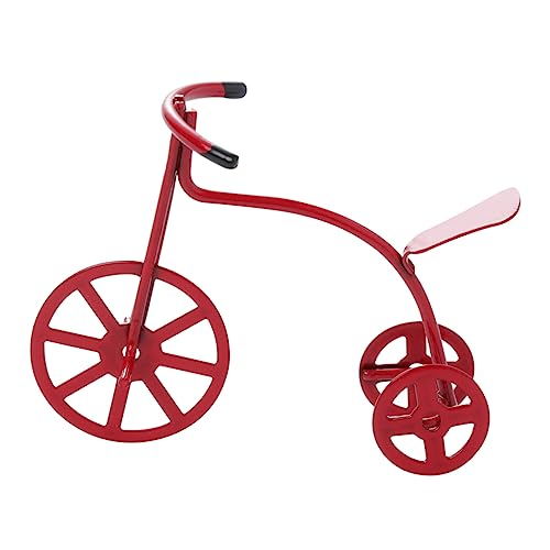 Toyvian Maßstab Mini Dreirad Für Dekoration Spielzeug Auto Rot Für Mini Möbel Und Wohnaccessoires Toyvian Maßstab Mini Dreirad Für Dekoration Spielzeug Auto Rot Für Mini Möbel Und Wohnaccessoires von Toyvian