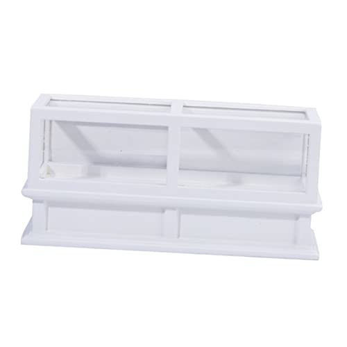 Toyvian Mini-Vitrine für kinderspielzeug Geburtstagsgeschenk - Schrank für minikühlschrank Puppenhaus Miniaturschrank mini Schrank Holz Weiß Toyvian Mini-Vitrine für kinderspielzeug Geburtstagsgeschenk - Schrank für minikühlschrank Puppenhaus Miniaturschrank mini Schrank Holz Weiß von Toyvian