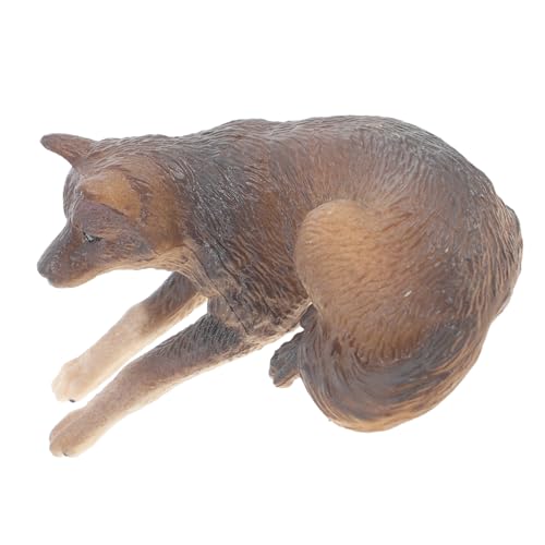 Toyvian Mini Wolf Modell Realistisches Wildtier für Dekorative Figur für Bildung Zuhause und Garten Hochwertiges Kunststoffmaterial Toyvian Mini Wolf Modell Realistisches Wildtier für Dekorative Figur für Bildung Zuhause und Garten Hochwertiges Kunststoffmaterial von Toyvian