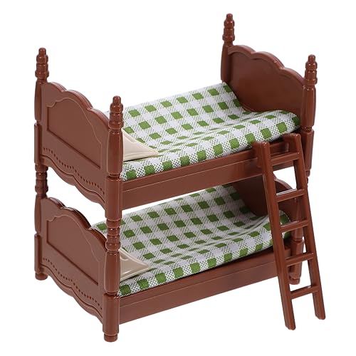 Toyvian Mini-etagenbett-kinderspielzeug Bausatz Spielzeugbett Rattenbett Puppe Figuren Mini-Bett- Betten Miniatur-etagenbett Miniaturszenenmodelle Miniaturmöbel Green Plastik Toyvian Mini-etagenbett-kinderspielzeug Bausatz Spielzeugbett Rattenbett Puppe Figuren Mini-Bett- Betten Miniatur-etagenbett Miniaturszenenmodelle Miniaturmöbel Green Plastik von Toyvian