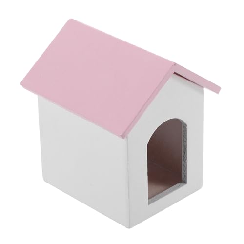Toyvian Mini-hausmodell Puppenhaus-küche Handwerkerhäuser Aus Holz Miniaturhaus Kit Bastelhäuser Aus Holz Zum Bemalen Holzhäuser Mini-puppenhaus-bausatz Puppenhausdekor -kit Hölzern von Toyvian