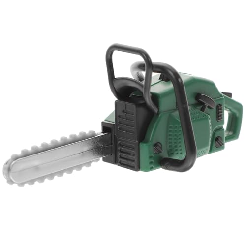 Toyvian Miniatur-kettensägenmäher Für Puppenhausgarten PVC-Material Realistischer Spielzeugmäher Miniatur-rasenmäher Im Maßstab 112 von Toyvian
