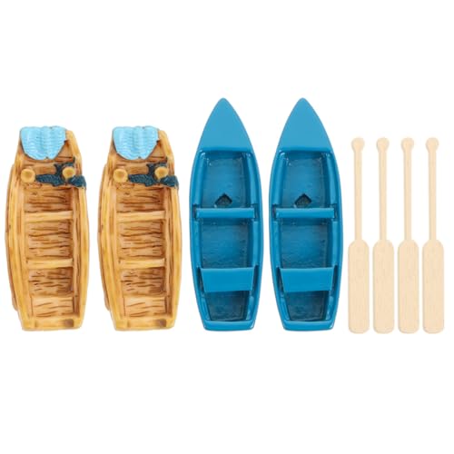 Toyvian Miniatur Boot Modell Resin Micro Landschafts deko mit Paddel Strand Meer Deko Puppenhaus Zubehör Leichte Boote für Tisch Sandkasten Dekoration Toyvian Miniatur Boot Modell Resin Micro Landschafts deko mit Paddel Strand Meer Deko Puppenhaus Zubehör Leichte Boote für Tisch Sandkasten Dekoration von Toyvian