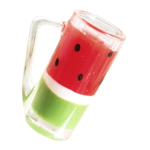 Toyvian Miniatur-Spielzeug-wassermelonensaftgetränke Puppenhaus-zubehör Simulierte Mini-getränke Für Spielset Toyvian Miniatur-Spielzeug-wassermelonensaftgetränke Puppenhaus-zubehör Simulierte Mini-getränke Für Spielset von Toyvian