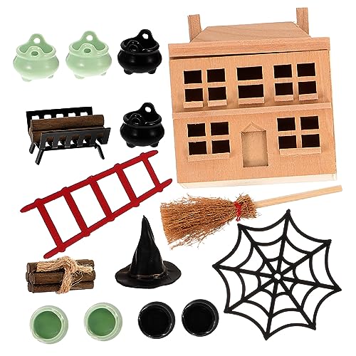 Toyvian Miniatur Halloween Deko Set Leichte Bruchfeste Puppenhaus Zubehör Stilvolle Tischdekoration mit Originellen Motiven Widerstandsfähige Landschaftsfiguren für DIY Halloween Party Toyvian Miniatur Halloween Deko Set Leichte Bruchfeste Puppenhaus Zubehör Stilvolle Tischdekoration mit Originellen Motiven Widerstandsfähige Landschaftsfiguren für DIY Halloween Party von Toyvian