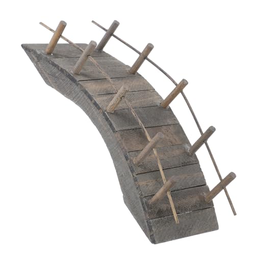 Toyvian Miniatur Holzbogenbrücke Langlebiges Garten aus Robustem Holz für Puppenhaus Mikro Landschaft und Feengarten Innen Außen Zubehör Toyvian Miniatur Holzbogenbrücke Langlebiges Garten aus Robustem Holz für Puppenhaus Mikro Landschaft und Feengarten Innen Außen Zubehör von Toyvian