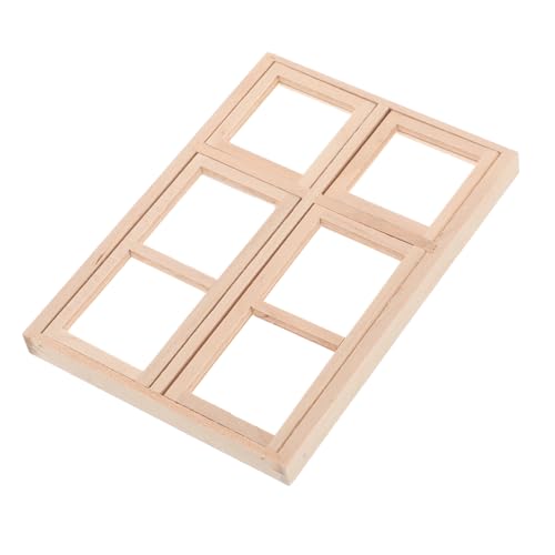 Toyvian Miniatur-Holztüren und Fenster für Puppenhaus DIY Szene Bastelzubehör Wanddekoration für Miniatur Puppenhaus Möbel für Wohnkultur Toyvian Miniatur-Holztüren und Fenster für Puppenhaus DIY Szene Bastelzubehör Wanddekoration für Miniatur Puppenhaus Möbel für Wohnkultur von Toyvian