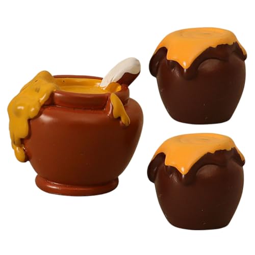 Toyvian Miniatur Honigtopf Resin Teilig Realistisch Detailreich für Puppenhaus DIY Basteln Bienen Mikro Landschaft Dekoration Klein Tragbar Charmant Toyvian Miniatur Honigtopf Resin Teilig Realistisch Detailreich für Puppenhaus DIY Basteln Bienen Mikro Landschaft Dekoration Klein Tragbar Charmant von Toyvian