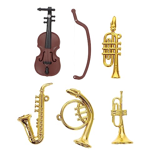Toyvian Miniatur Musikinstrumente Dekoratives Modell Mini Violine Mini Saxophon Mini Trompete Teiliges Für Puppenhaus Dekoration Und Fotografie Hochwertige Toyvian Miniatur Musikinstrumente Dekoratives Modell Mini Violine Mini Saxophon Mini Trompete Teiliges Für Puppenhaus Dekoration Und Fotografie Hochwertige von Toyvian