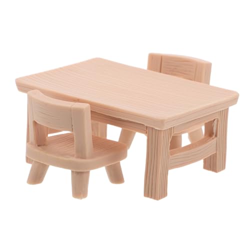 Toyvian Miniatur Puppenhaus Möbel Miniatur Tisch und Stühle aus Resin Rosa Weiß Detailreiches Puppenhaus Zubehör für DIY Mikro Landschaften und Dekoration Toyvian Miniatur Puppenhaus Möbel Miniatur Tisch und Stühle aus Resin Rosa Weiß Detailreiches Puppenhaus Zubehör für DIY Mikro Landschaften und Dekoration von Toyvian
