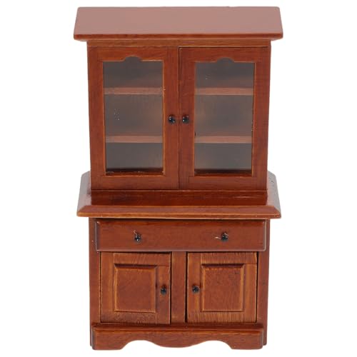 Toyvian Miniatur-Puppenhausmöbel, Mini-Lagerregale, Vitrine, kleines Bücherregal, Lagerregale, Modell für Mini-Haus-Dekoration, Zubehör von Toyvian