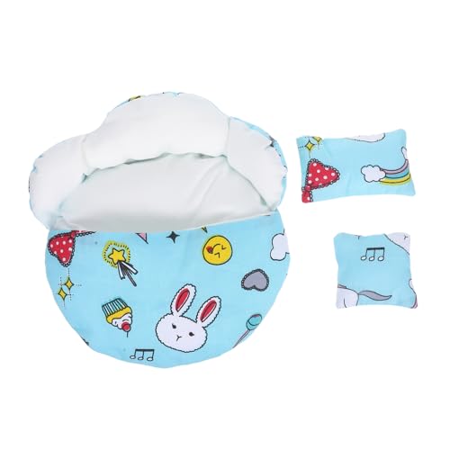 Toyvian Miniatur Puppenschlafsack mit Kissen Kawaii Baumwoll Schlafsack und Bett Zartes Puppenhaus Möbel für Bjd Puppen Tragbares Weiches Schlafzimmer Zubehör Toyvian Miniatur Puppenschlafsack mit Kissen Kawaii Baumwoll Schlafsack und Bett Zartes Puppenhaus Möbel für Bjd Puppen Tragbares Weiches Schlafzimmer Zubehör von Toyvian