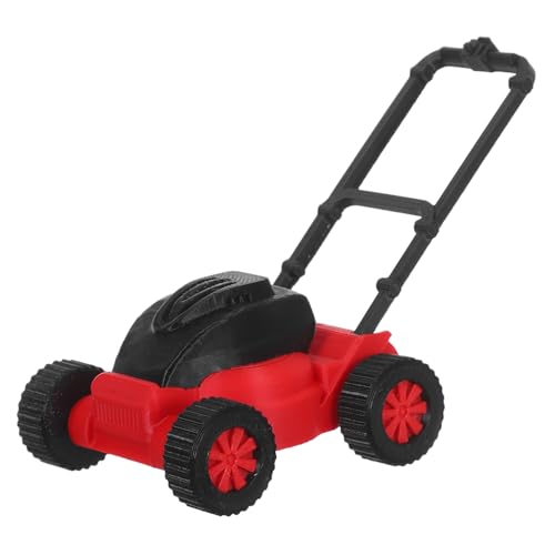 Toyvian Miniatur Rasenmäher Modell Gartenspielzeug Leicht und Ergonomisch Für Puppenhaus und Draußen Fördert Motorik und Kreativität von Toyvian