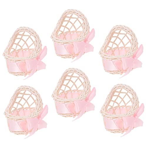 Toyvian Miniatur Rattan Blumenkorb Handgefertigte Dekoration Für Puppenhaus Und Blumenladen Gewebte Körbe Für Tischornamente Und Miniatur Hausbedarf Toyvian Miniatur Rattan Blumenkorb Handgefertigte Dekoration Für Puppenhaus Und Blumenladen Gewebte Körbe Für Tischornamente Und Miniatur Hausbedarf von Toyvian