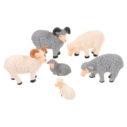 Toyvian Miniatur Schaf Figuren Dekorative Tierfiguren Für Garten Und Zuhause Niedliche Mikro Landschaft Schafe Als Tischdeko Vielfältige Designs Toyvian Miniatur Schaf Figuren Dekorative Tierfiguren Für Garten Und Zuhause Niedliche Mikro Landschaft Schafe Als Tischdeko Vielfältige Designs von Toyvian