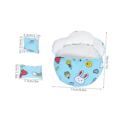 Toyvian Miniatur Schlafsack für Bjd Puppen Stoff Schlafsack mit Kissen Tragbares Puppenhaus Schlafzimmer Zubehör Dekoratives Puppenbett für Kreative Toyvian Miniatur Schlafsack für Bjd Puppen Stoff Schlafsack mit Kissen Tragbares Puppenhaus Schlafzimmer Zubehör Dekoratives Puppenbett für Kreative von Toyvian