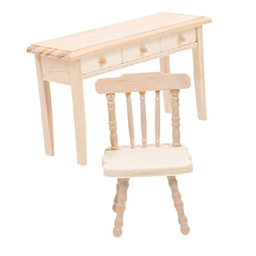 Toyvian Mini Stuhl 1 Set Miniatur Holztisch Und Stuhl Set Für Puppenhaus Klassisches Öbelmodell Dekoration Für Miniaturzimmer Holzspielzeug Für Und Sammler Deko-Stuhl Toyvian Mini Stuhl 1 Set Miniatur Holztisch Und Stuhl Set Für Puppenhaus Klassisches Öbelmodell Dekoration Für Miniaturzimmer Holzspielzeug Für Und Sammler Deko-Stuhl von Toyvian