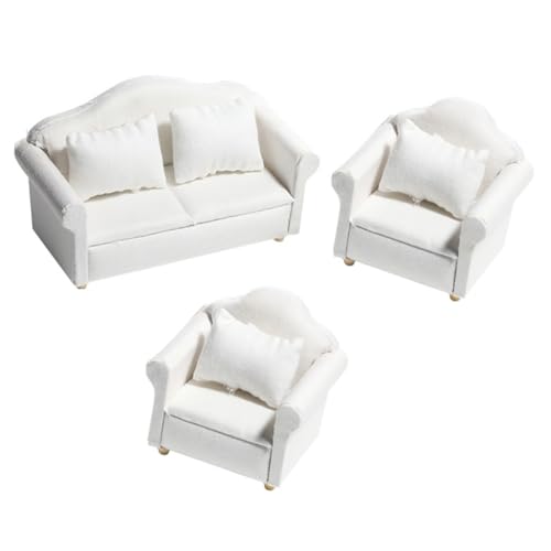 Toyvian Miniatur Sofa Set Für Puppenhaus 3 Teiliges öbelset Mit Kissen Ideal Für Puppenhaus Zubehör Und Miniatur Wohnaccessoires Toyvian Miniatur Sofa Set Für Puppenhaus 3 Teiliges öbelset Mit Kissen Ideal Für Puppenhaus Zubehör Und Miniatur Wohnaccessoires von Toyvian