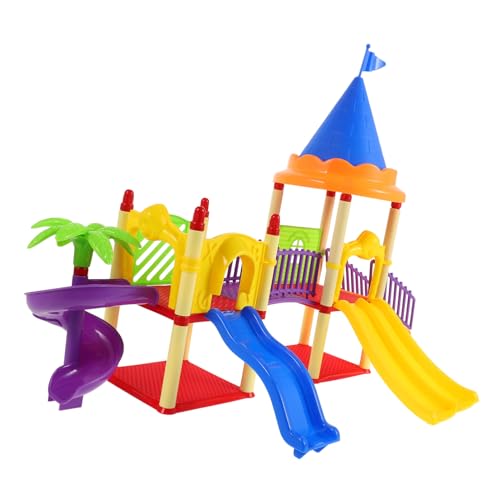 Toyvian Miniatur-Spielplatzmodelle Kinder-Mini-Rutsche Spielzeugmodell Kunststoff-Spielgeräte Stielspielzeug Für Kinder Mini-Spielplatz Puppenhaus-Dekoration Toyvian Miniatur-Spielplatzmodelle Kinder-Mini-Rutsche Spielzeugmodell Kunststoff-Spielgeräte Stielspielzeug Für Kinder Mini-Spielplatz Puppenhaus-Dekoration von Toyvian