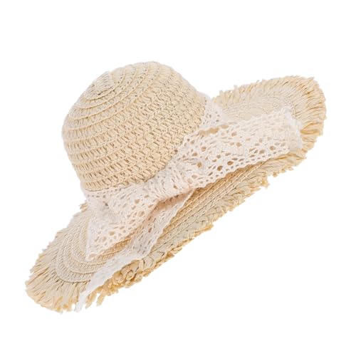 Toyvian Miniatur Strohhut mit Spitzenband Niedliche Puppe Hut Deko Stabile Passform Handgefertigt für DIY Bastelprojekte und Sammlerstücke Beige Charmantes Accessoire für Puppenliebhaber Toyvian Miniatur Strohhut mit Spitzenband Niedliche Puppe Hut Deko Stabile Passform Handgefertigt für DIY Bastelprojekte und Sammlerstücke Beige Charmantes Accessoire für Puppenliebhaber von Toyvian