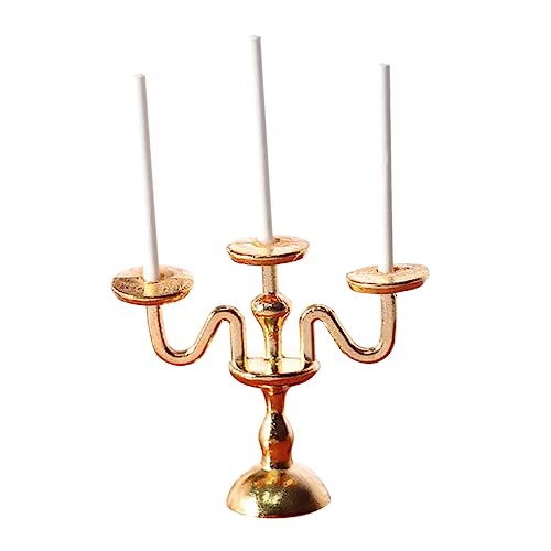 Toyvian Miniatur-Vintage-Kerzenhalter für kinderspielzeug Esstisch Miniatur-Kerzenhaltermodell Mini-Kerzenhalter Miniatur-Kerzenständer-Dekore Legierung Golden Toyvian Miniatur-Vintage-Kerzenhalter für kinderspielzeug Esstisch Miniatur-Kerzenhaltermodell Mini-Kerzenhalter Miniatur-Kerzenständer-Dekore Legierung Golden von Toyvian