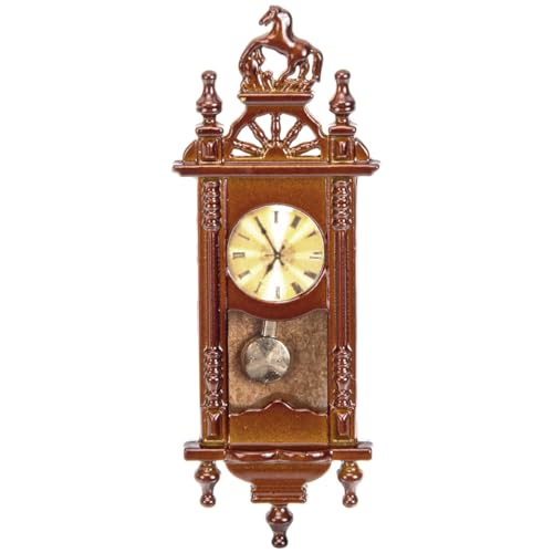 Toyvian Miniatur-Vintage-Römische Uhr Puppenhaus Miniatur-Puppenhaus Mini-Uhren Mini-Wanduhr kinderzimmer Uhr für Toys Puppenmöbel Puppenhausmöbel Metall Brown Toyvian Miniatur-Vintage-Römische Uhr Puppenhaus Miniatur-Puppenhaus Mini-Uhren Mini-Wanduhr kinderzimmer Uhr für Toys Puppenmöbel Puppenhausmöbel Metall Brown von Toyvian