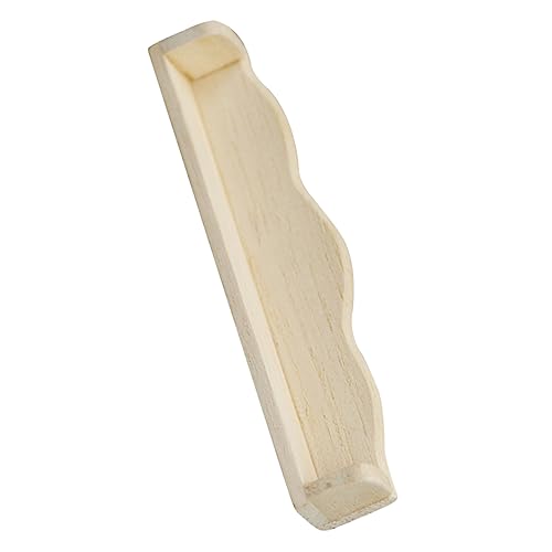 Toyvian Miniatur Wandständer Miniatur Möbel Ornament Mini Hausregal Holz Kleines Wandregal von Toyvian