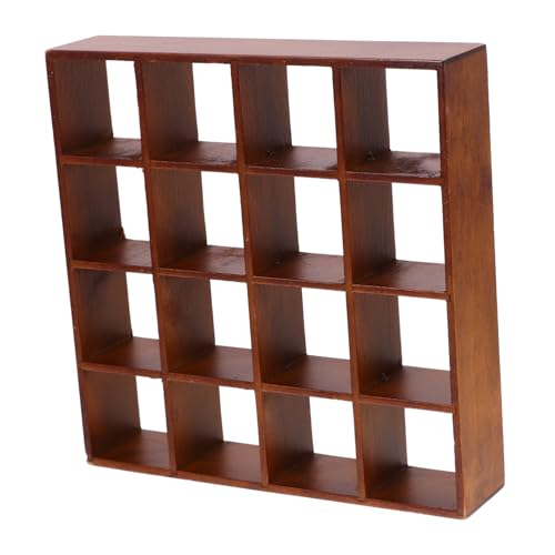 Toyvian Mini Deko Öbel Display Schrank Modell 16 Fächer Aus Für Puppenhaus Dekoration Gestalteter Schrank Walnussfarbe Ideales Zubehör Für Kreative Puppenhaus Toyvian Mini Deko Öbel Display Schrank Modell 16 Fächer Aus Für Puppenhaus Dekoration Gestalteter Schrank Walnussfarbe Ideales Zubehör Für Kreative Puppenhaus von Toyvian