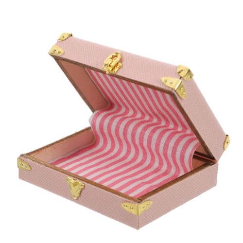 Toyvian Miniatur-puppenhauszubehör: Mini-Koffer Für Figuren – Retro-aufbewahrungsbox Für Miniaturmodelle Für Reisen Und Ausstellung Toyvian Miniatur-puppenhauszubehör: Mini-Koffer Für Figuren – Retro-aufbewahrungsbox Für Miniaturmodelle Für Reisen Und Ausstellung von Toyvian