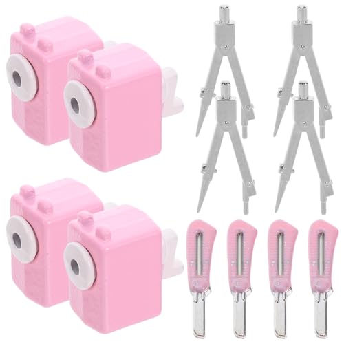 Toyvian Miniatur-schulzubehör aus Robustem Legierungs-Material mit Bleistiftspitzer Kompass Kompakte Tragbare Puppenhaus-Accessoires für Kreative Klassenzimmer Bürodekoration Toyvian Miniatur-schulzubehör aus Robustem Legierungs-Material mit Bleistiftspitzer Kompass Kompakte Tragbare Puppenhaus-Accessoires für Kreative Klassenzimmer Bürodekoration von Toyvian
