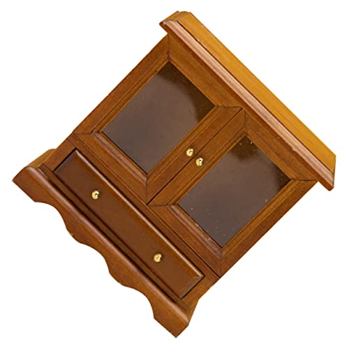Toyvian Miniaturaufbewahrungsschrank Bücherregal Mini Puppenküche Schrank Puppen Hausmöbel Mini Bücherregal Toyvian Miniaturaufbewahrungsschrank Bücherregal Mini Puppenküche Schrank Puppen Hausmöbel Mini Bücherregal von Toyvian