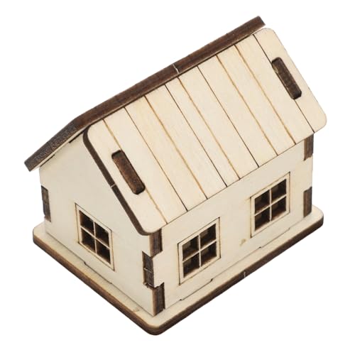 Toyvian Miniaturhaus DIY Puppenhaus Miniaturbaukasten holzspielzeug für Hausmodellbausatz Miniaturgartenbauten Holzhausfiguren hölzern Khaki Toyvian Miniaturhaus DIY Puppenhaus Miniaturbaukasten holzspielzeug für Hausmodellbausatz Miniaturgartenbauten Holzhausfiguren hölzern Khaki von Toyvian