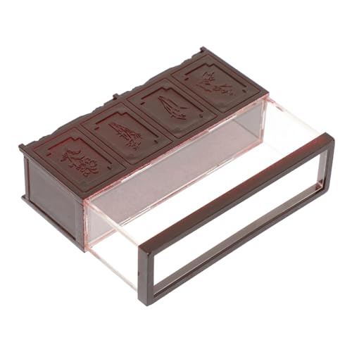 Toyvian Miniaturmöbel die Miniaturfiguren Miniaturhaus Hausmodell Puppenhaus Accessoires Schrank Dekoration Bausatz Qualle Tank Mini-Aquarium- Partyartikel für Abs Dark Brown Toyvian Miniaturmöbel die Miniaturfiguren Miniaturhaus Hausmodell Puppenhaus Accessoires Schrank Dekoration Bausatz Qualle Tank Mini-Aquarium- Partyartikel für Abs Dark Brown von Toyvian