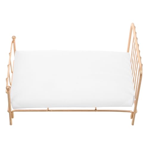 Toyvian Minibettmodell Puppenhausmöbel Mini-Möbelornamente puppenhaus Schlafzimmer puppenmöbel deko Moderne Puppenstubenmöbel Miniatur-Etagenbetten Puppenhausbett Metall Toyvian Minibettmodell Puppenhausmöbel Mini-Möbelornamente puppenhaus Schlafzimmer puppenmöbel deko Moderne Puppenstubenmöbel Miniatur-Etagenbetten Puppenhausbett Metall von Toyvian