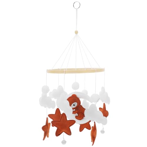 Toyvian Mobile Babybett Windspiel mit Cartoon Bär Wolken und Sternen für Kinderzimmer und Kinderwagen Vielseitiges für Neugeborene und Kleinkinder Toyvian Mobile Babybett Windspiel mit Cartoon Bär Wolken und Sternen für Kinderzimmer und Kinderwagen Vielseitiges für Neugeborene und Kleinkinder von Toyvian