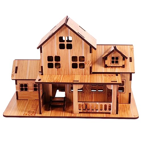 Toyvian Modell Eines Montagehauses Aus Holz Handwerk Holz Schmuckhandwerk Für Gehirn Kunst Und Handwerk Für Holzspielzeug Selber Machen Holzbau-Puzzle Holzhaus Werkzeugkasten Kind Hölzern Toyvian Modell Eines Montagehauses Aus Holz Handwerk Holz Schmuckhandwerk Für Gehirn Kunst Und Handwerk Für Holzspielzeug Selber Machen Holzbau-Puzzle Holzhaus Werkzeugkasten Kind Hölzern von Toyvian