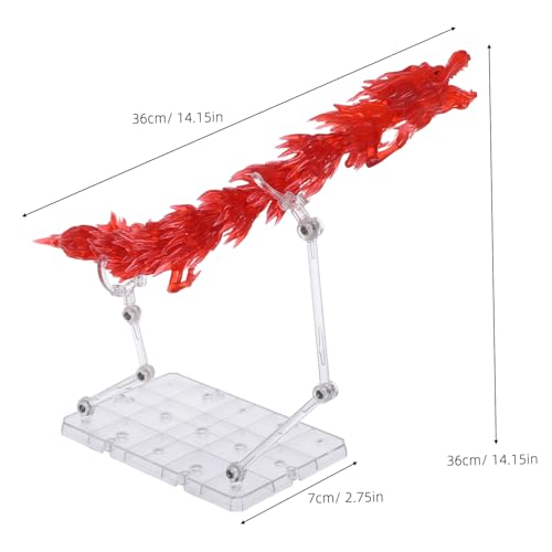 Toyvian Modell Zubehör aus Robustem Verstellbarer Roter Dracheneffekt für Modellfiguren für DIY Bastler und Figuren Sammler zur Kreativen Displaygestaltung Toyvian Modell Zubehör aus Robustem Verstellbarer Roter Dracheneffekt für Modellfiguren für DIY Bastler und Figuren Sammler zur Kreativen Displaygestaltung von Toyvian