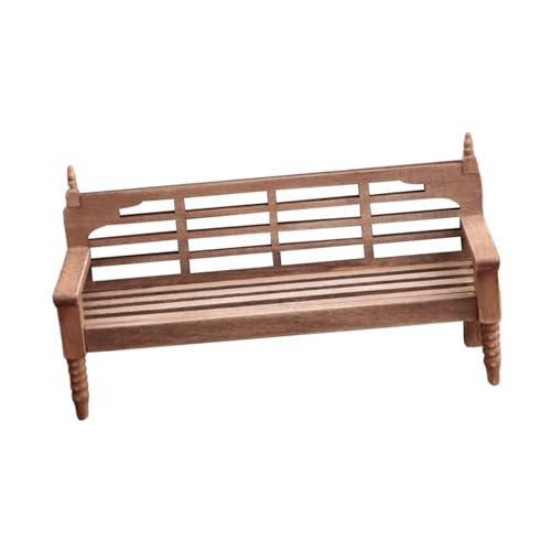 Toyvian Modell im Freien auf der Bank Stuhlmodell puppenstubenzubehör holzmöbel Miniature Furniture Gartenbank Ornament Garden Bench Model Mini-Holzbank- Modell Bank kleine Parkbank Toyvian Modell im Freien auf der Bank Stuhlmodell puppenstubenzubehör holzmöbel Miniature Furniture Gartenbank Ornament Garden Bench Model Mini-Holzbank- Modell Bank kleine Parkbank von Toyvian