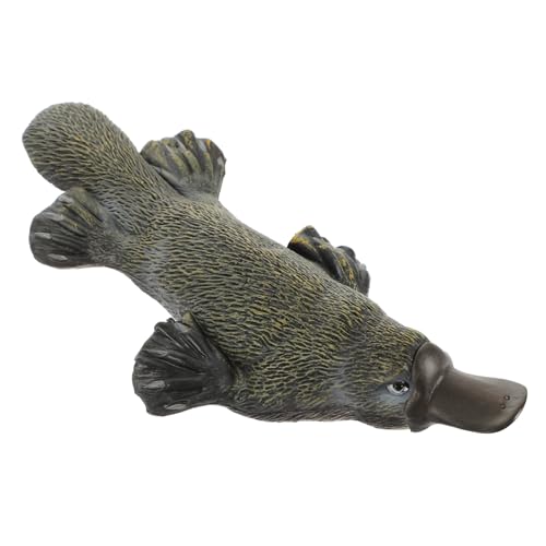 Toyvian -Modellspielzeug Wilde Tierfigur lebensechte Entenschnabelstatue für kinderspielzeug Entenschnabelfiguren für dekoratives Entenschnabeldekor von Toyvian