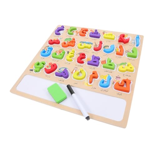Toyvian Montessori Arabisches Alphabet Puzzle aus Holz Großes Quadratisches Lernspielzeug für Fördert Sprachentwicklung Hand Auge Koordination und Interaktives Lernen Geeignet für Toyvian Montessori Arabisches Alphabet Puzzle aus Holz Großes Quadratisches Lernspielzeug für Fördert Sprachentwicklung Hand Auge Koordination und Interaktives Lernen Geeignet für von Toyvian