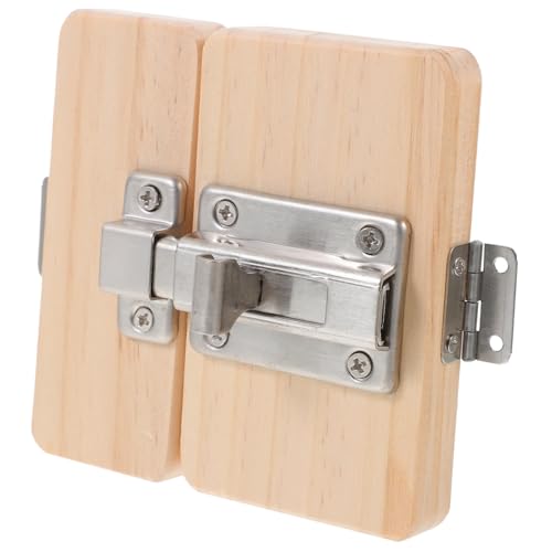 Toyvian Montessori Busy Board Türverschluss Zubehör aus Holz DIY Busy Board Teil für Frühkindliche Bildung Sicher und Langlebig Fördert Kreatives und Problemlösungsfähigkeiten Toyvian Montessori Busy Board Türverschluss Zubehör aus Holz DIY Busy Board Teil für Frühkindliche Bildung Sicher und Langlebig Fördert Kreatives und Problemlösungsfähigkeiten von Toyvian